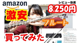 【フルート】Amazonで8,250円の激安フルート買ってみた！レビュー動画！