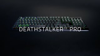 超スリムなワイヤレスキーボード - Razer DeathStalker V2 Pro