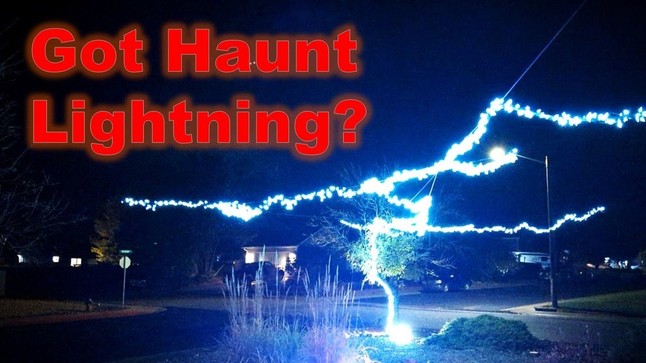 DIY Halloween Haunt: Lightning Bolts!