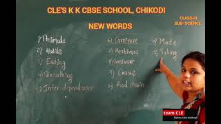 CLASS-III SCIENCE NEW WORDS PART-1