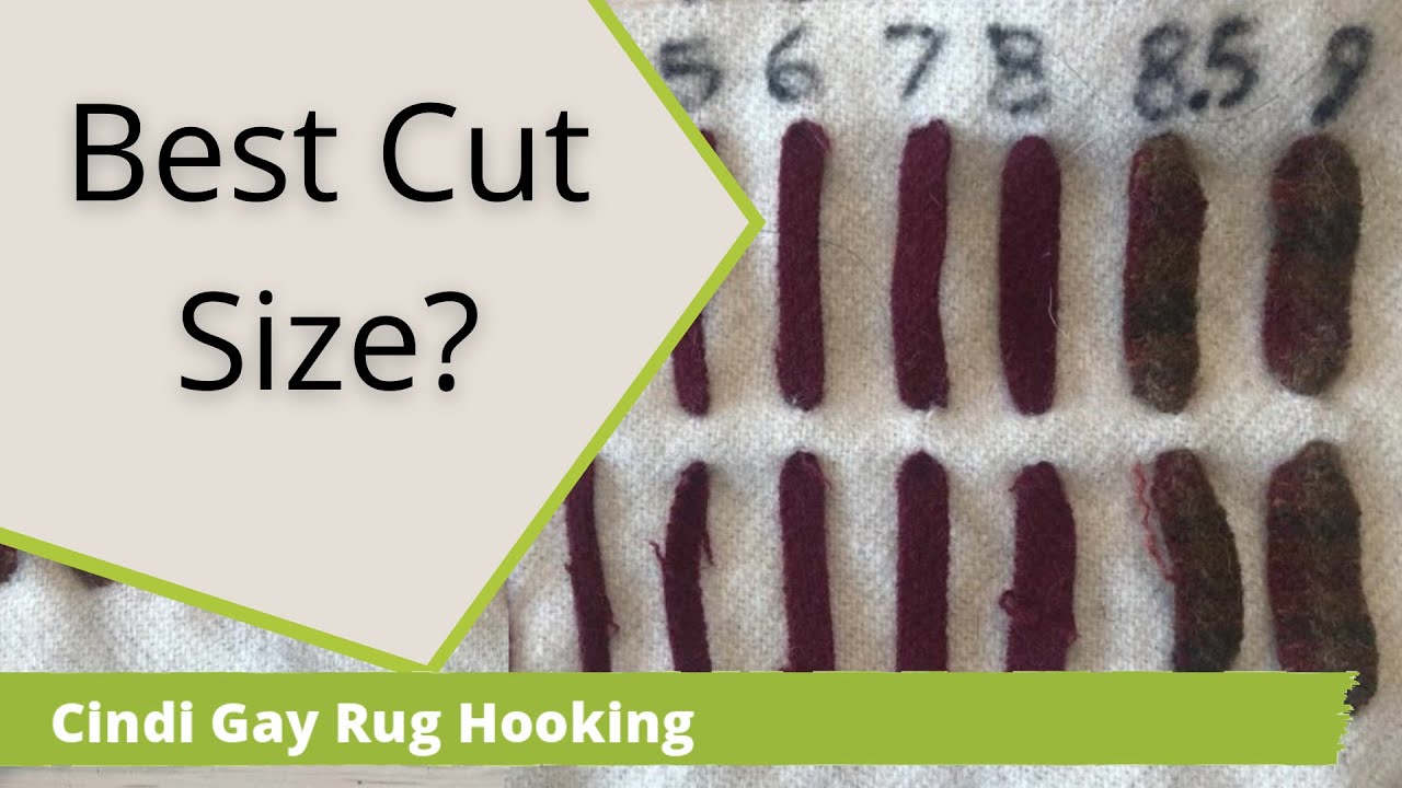 Основы вязания ковров: Какой размер отрезка следует использовать?