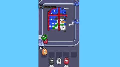 Pixel Flow Level 203. Walkthrough Gameplay 