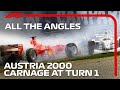Mayhem At Turn 1! | All The Angles | 2000 Austrian Grand Prix