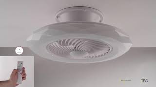 Tutorial Plafoniere con ventilatore: LED-ALISEO-INT, LED-FOEHN-INT, LED-BOREA-INT, LED-SKYRON-INT