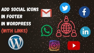 Add Social Icons in Footer in WordPress| Links| Beta Editor|2022|WordPress Tutorial for Beginners