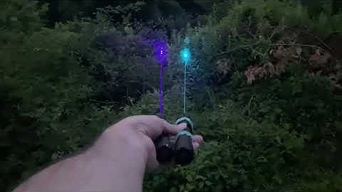 Blue 450nm and Cyan 488nm laser pointers