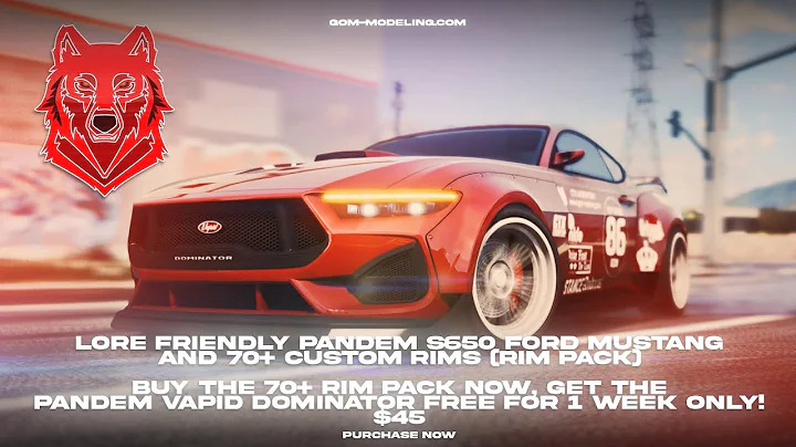 Lore-Friendly S650 PANDEM and RIM PACK - Ford Mustang  - Showcase - GTA 5 FiveM | gom-modeling.com