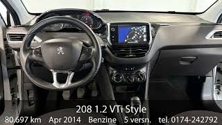Peugeot 208 1.2 Vti Style Airco Navigatie Lakschade