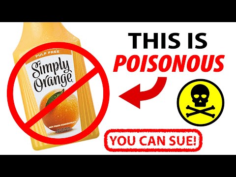 Toxic Chemicals PFAS in Simply Orange Juice (2024 Lawsuit Update)