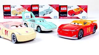 Disney Cars Toys TOMICA Review Thomasville Type Cruz Ramirez The King Danny Swervez