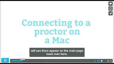 The Mac ProctorU