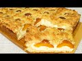 Абрикосовый красавец пирог. Большой и вкусный | Apricot handsome pie. Big and tasty