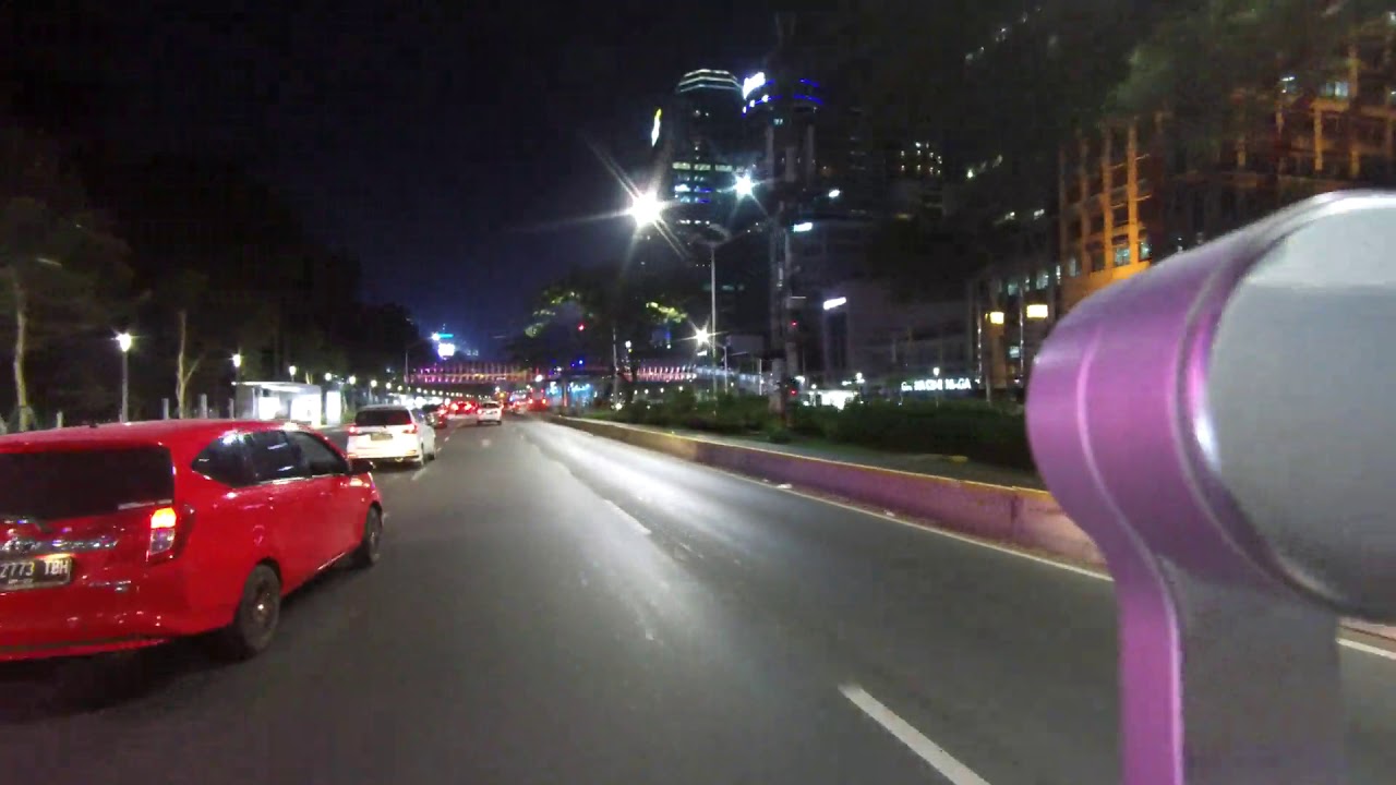 Indahnya Jalan Kota Jakarta Di Malam Hari 2019