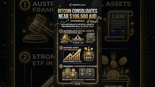 BITCOIN now around $106.5K AUD | Australia Crypto Law Locked In + Strong ETF Inflows 🇦🇺 #bitcoin