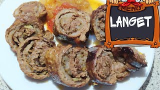 LANGET  tayyorlash... (rulet usulida) Лангет таййорлаш