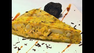 Tortilla de Patatas con Trufa y FOIE-GRAS by Les Truites 8,454 views 5 years ago 5 minutes, 8 seconds