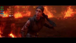 Senua's Saga Hellblade 2 gameplay RX 6600 Ryzen 5 2600