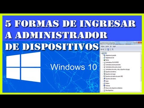 Video: Cómo Abrir El Administrador De Dispositivos