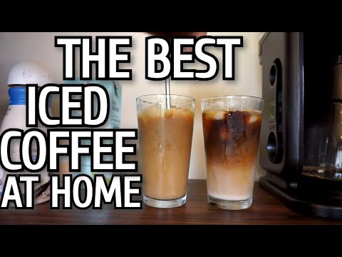 Best Iced Coffee at Home Recipe using the Ninja Hot and Cold Brewed System - healthy recipe channel