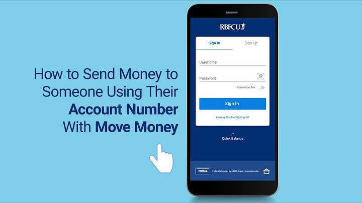 How to send money to someones account