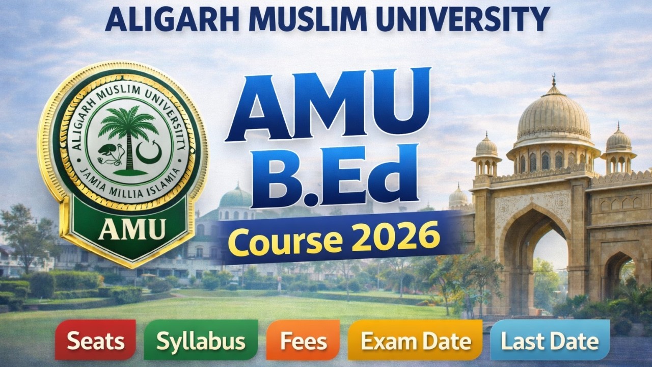 AMU B.Ed Admission Process 2026 | Exam Date, Seats, Syllabus, Fees ...