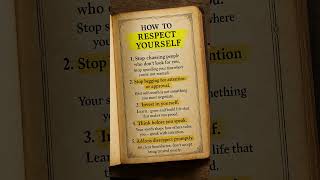 How To Respect Yourself #quotes #goals #facts