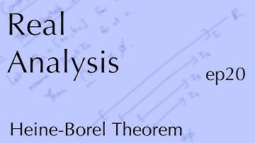 Real Analysis ep20: Heine-Borel Theorem (Oct 25, 2022)