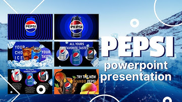 PEPSI Theme PowerPoint Presentation 2023  |  TUTORIAL  |  FREE TEMPLATE