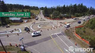 New roundabout opens on SR 20 near Naval Air Station Whidbey Island