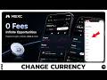 MEXC Currency Settings Tutorial | Change Display Currency Easily