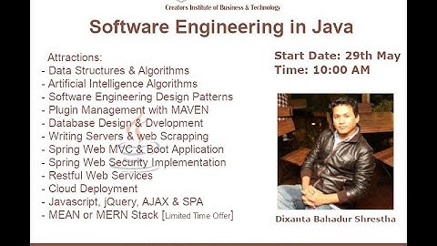 Java Servlet JDBC & JSP with Design Patterns tutorial in Nepal Bhasa