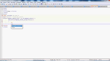 Print Data From database using php basic