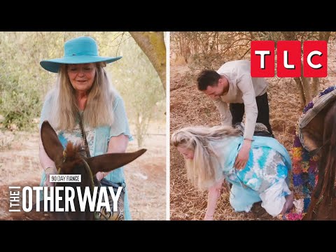 Clumsy Woman Falls off Donkey | 90 Day Fiancé: The Other Way | TLC