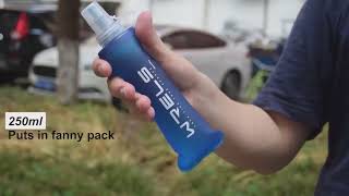 Price: US $12.56 WRELS Folding Water Bottle TPU BPA-Free Collapsible Soft Flask Outdoor. screenshot 2
