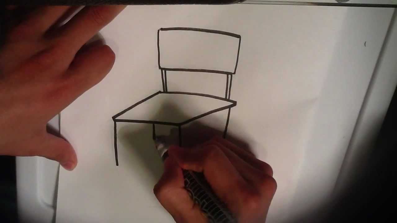 Easy Things To Draw - How to Draw a Chair