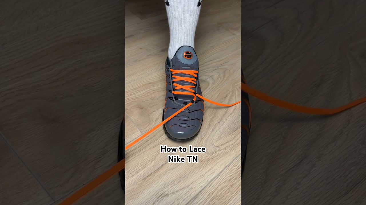 Nike TN Tuned Air Max Plus Lacing Tutorial  sneakers  asmr  tutorial  fashionista