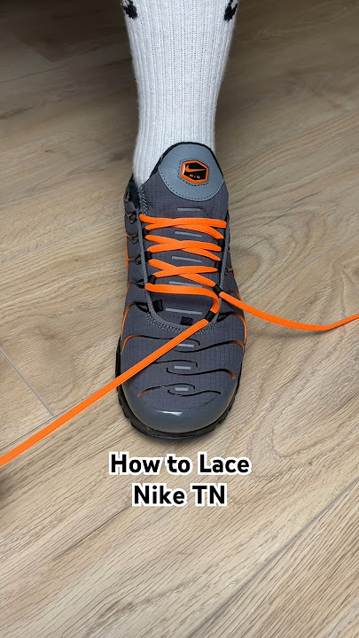 Nike TN (Tuned Air Max Plus) Lacing Tutorial #sneakers #asmr #tutorial #fashionista