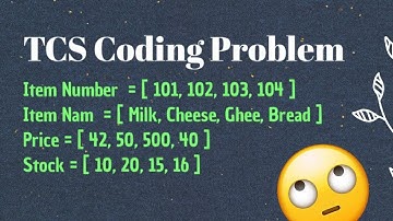 TCS Coding Problem | Ask Jojo