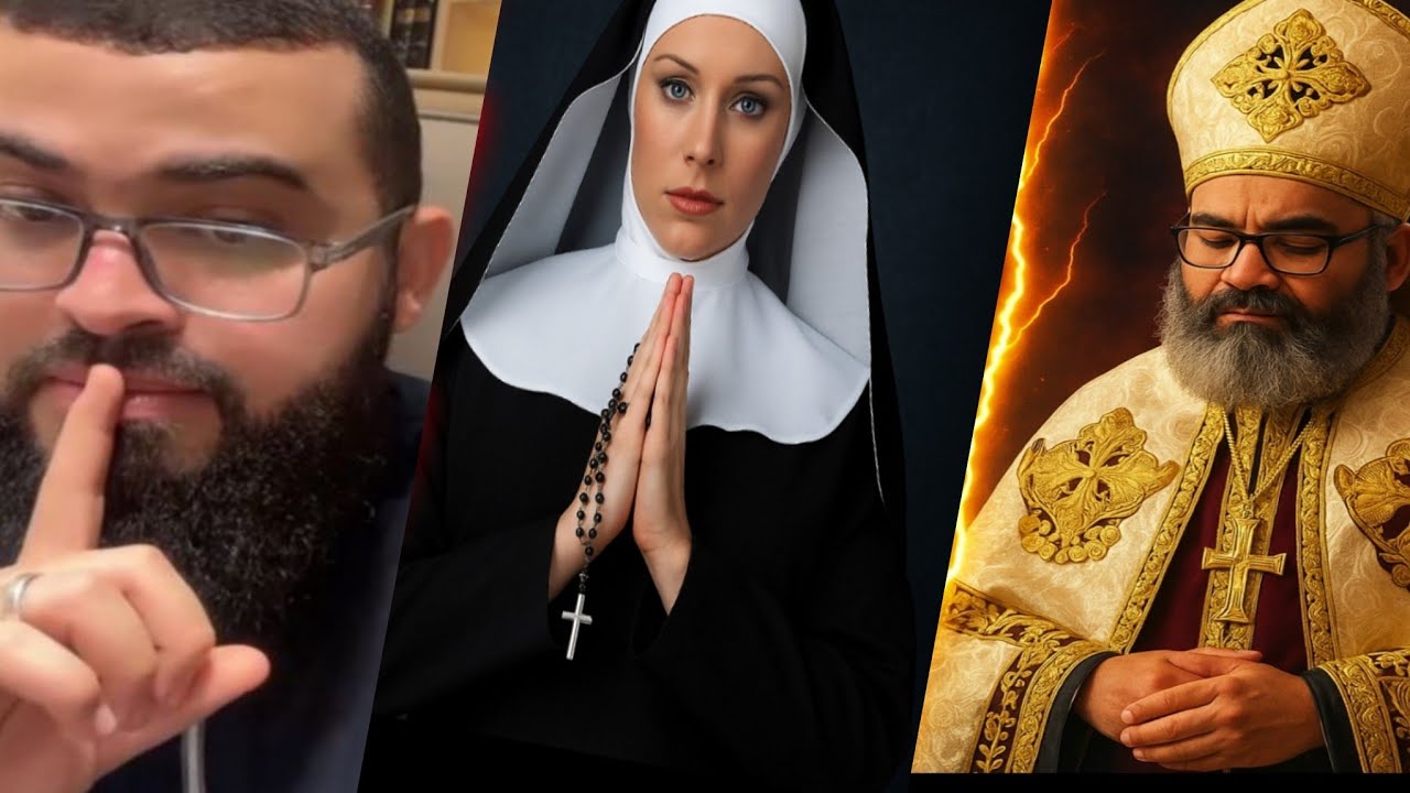 قسيس يفضح الكنيسة وراهبة تعلن دخولها للاسلام بعد كشف هذي الفضيحه نسأل الله السلامة
