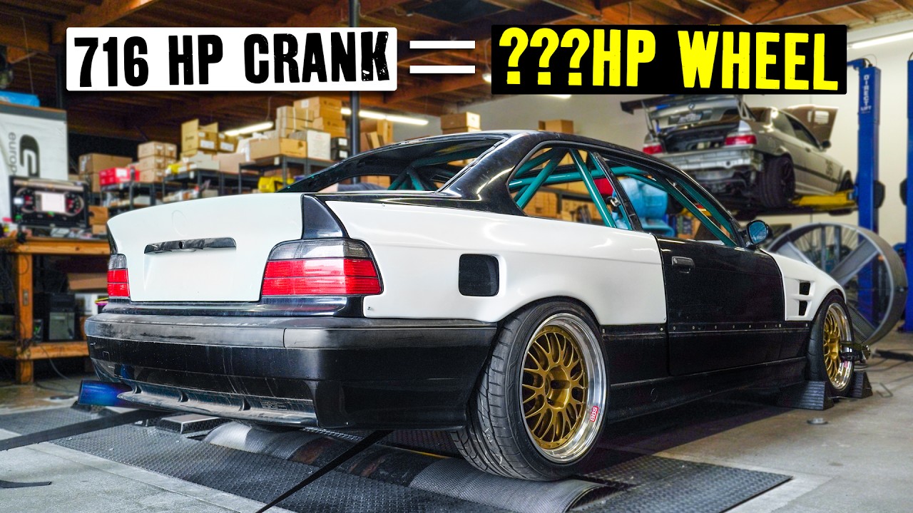 CRANK vs WHEEL Horsepower Testing with Vin's 700hp LS Powered M3! YouTube