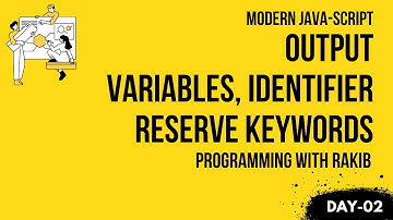 Day 2 | Modern Java-Script Variable, Identifier & Reserve Keywords | Programming With Rakib