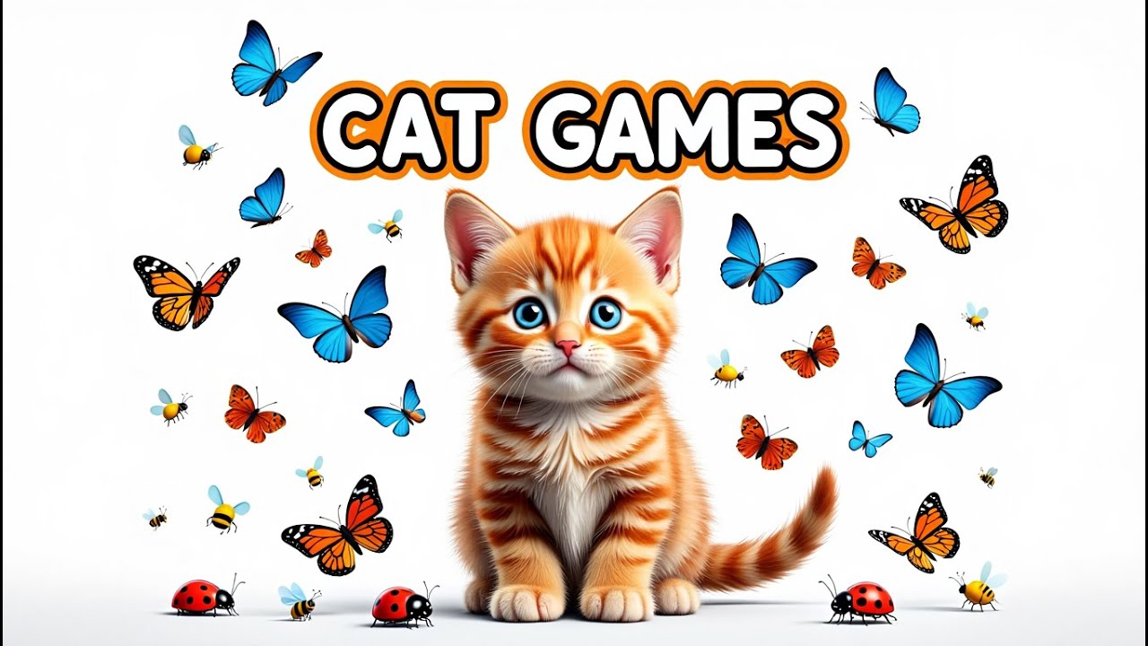 Cat Games  Best Mouse & Bug Chase Compilation Vol 03  4K, 60 fps 🐭