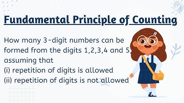 How many 3-digit numbers can be formed from the digits 1,2,3,4 and 5 | Principle of Counting | Maths