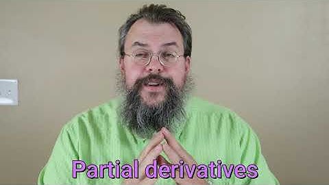 Calculus 3 -- Partial derivatives -- Overview