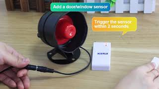 KERUI Upgraded Standalone Alarm System Kit Operation Guide