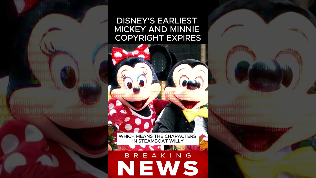 DISNEY'S EARLIEST MICKEY AND MINNIE COPYRIGHT EXPIRES