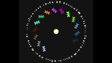 Moth Palindrome | Creative Coding Project | Processing |  Program Output