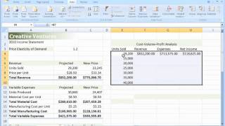Tutorial 10 One-Variable Data Table