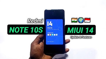 Redmi Note 10S MIUI 14 Update - Android 13! | MIUI 14 Features Redmi Note 10S - Rosemary | Dot SM