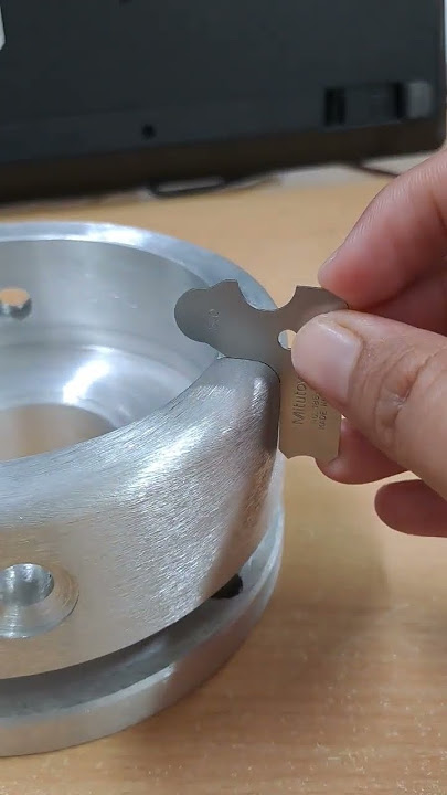 How to inspect an object using a Radius Gauge? 🧐